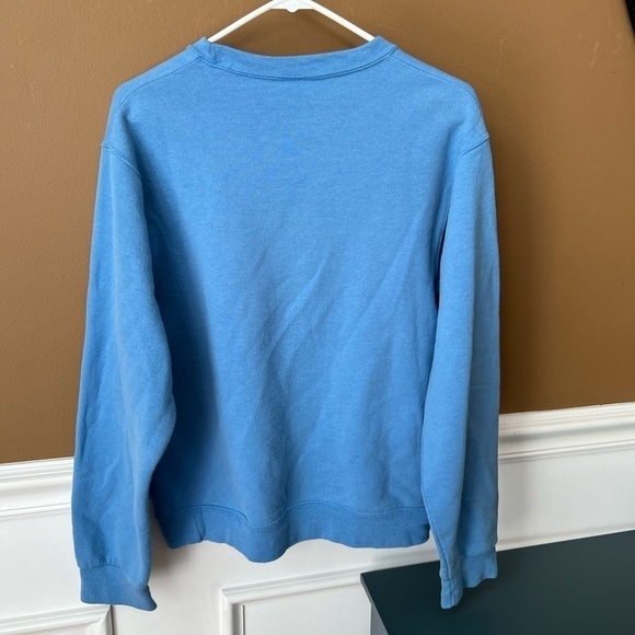 Vintage Baby Blue Retro Long Beach Island Crewneck Sweatshirt Size Small - Picture 3 of 3
